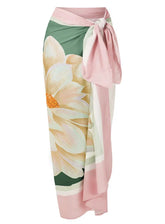 Floral One-piece Swimsuit Bikini Skirt & Dress